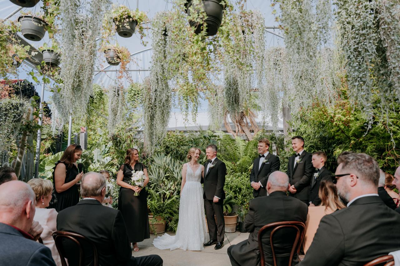 Wedding ceremony at Glasshaus Inside Richmond by Creative Wedding Films